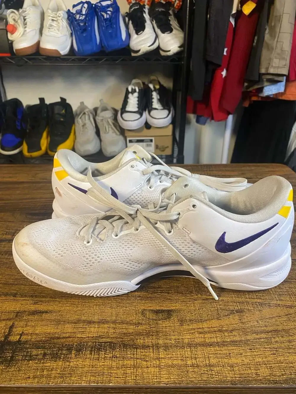 Nike Kobe 8 Protro Lakers Home Basketball Shoes